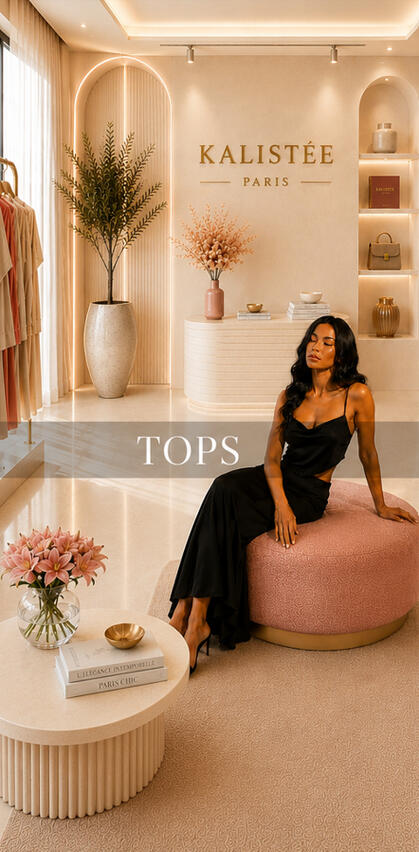 Les essentiels mode revisités par Kalistée Explorez notre collection de tops féminins tendance à Maurice. Des pièces modernes et exclusives pour compléter votre look avec élégance.