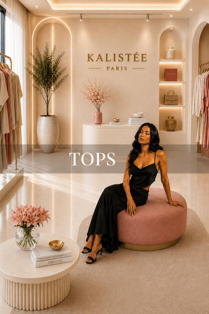 Les essentiels mode revisités par Kalistée Explorez notre collection de tops féminins tendance à Maurice. Des pièces modernes et exclusives pour compléter votre look avec élégance.